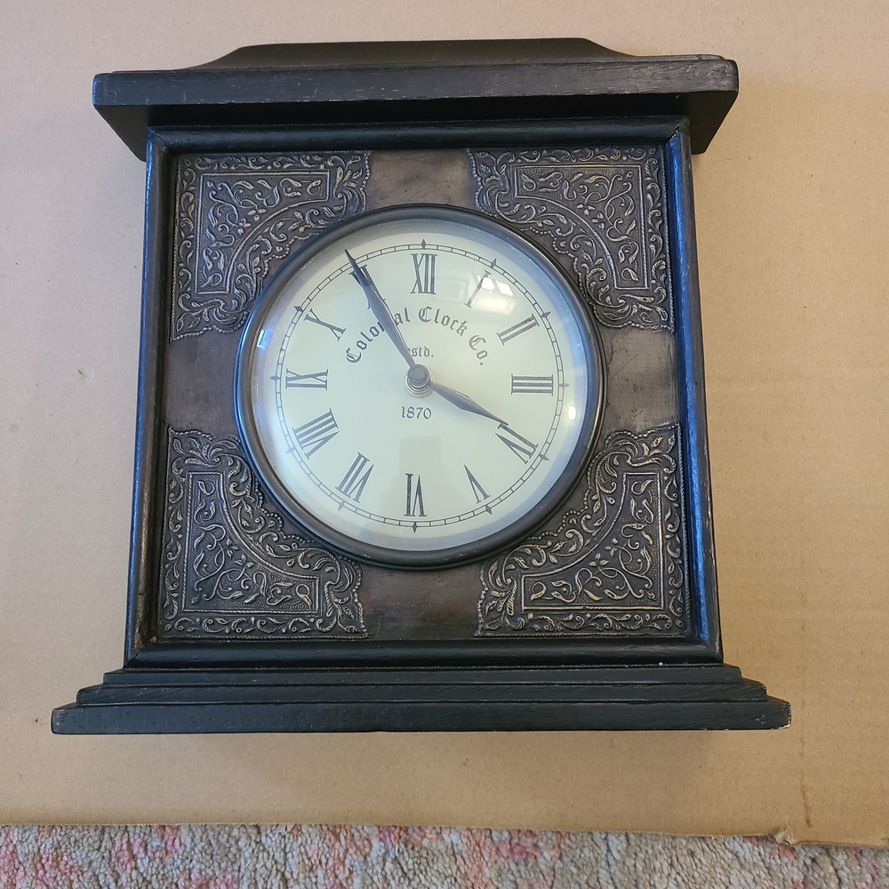 Black Wall Clock